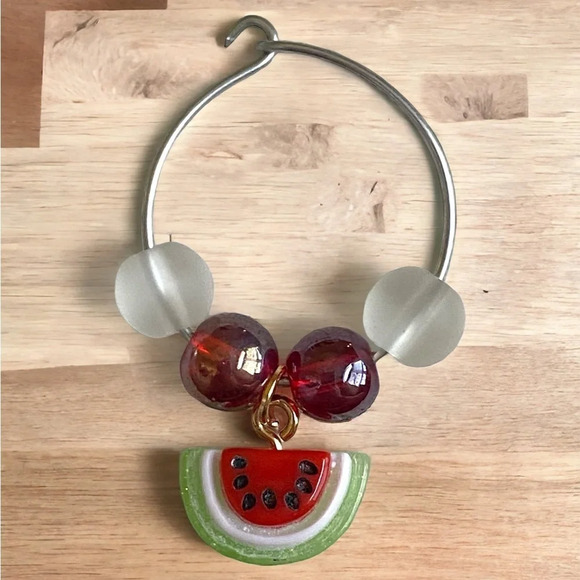 🍄Fruity Wine Glass Charms - Picture 2 of 7